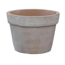 POT BIG ROUND WITH RIM MTERRA