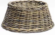 KERSTBOOMHULS ROTAN GRIJS