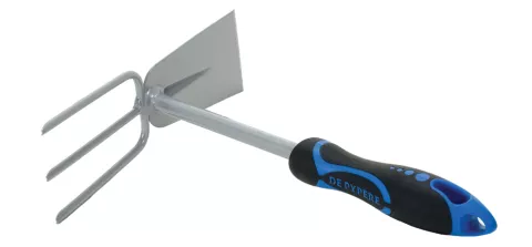 Hak met drietand met korte steel