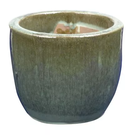 GLAZED EGGPOT JADE