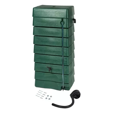 REGENTANK KUNSTSTOF GROEN 276L